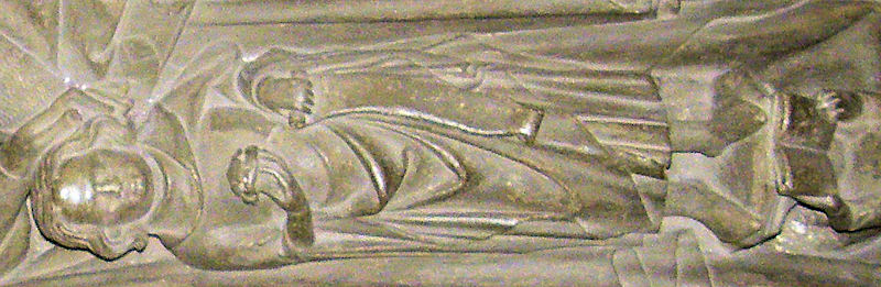 Germany Bielefeld - St Mary Otto III von Ravensberg 1305 and wife Hedwig von Lippe 1320 child